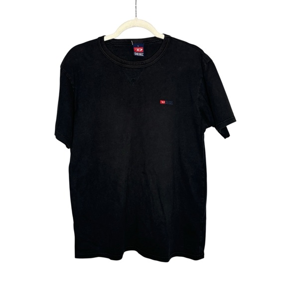 Diesel Cotton Logo T-Shirt L Black